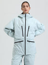 Veste de ski cargo multifonctionnelle Gsou Snow pour femme, résistante et performante.
