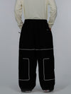 Pantalon de snowboard ample Park Rider Nightline pour homme, poches cargo et détails réfléchissants