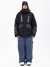 Ensemble de ski Chillform pour homme, camouflage réfléchissant – Veste Glow Trail et pantalon de ski ample Freerider