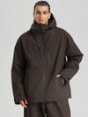 Veste de ski Gsou Snow pour homme, résistante, isolée et coupe-vent, style montagne.