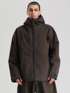 Veste de ski Gsou Snow pour homme, résistante, isolée et coupe-vent, style montagne.