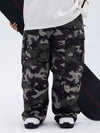 Pantalon de ski ample freestyle à genoux doubles pour femme