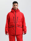 Veste de ski cargo multifonctionnelle Gsou Snow pour homme, résistante et durable.