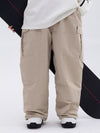 Pantalon de ski ample freestyle à genoux doubles pour femme