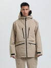 Veste de ski cargo multifonctionnelle Gsou Snow pour homme, résistante et durable.