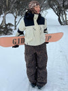 Pantalon de snowboard ample léopard Mountain Chill Freestyle Prime pour femme