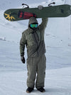 Pantalon de ski ample de style freestyle à double genou pour homme