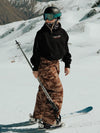 Pantalon de ski ample freestyle à genoux doubles pour femme