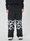 Pantalon de ski cargo ample Freestyle pour homme avec empiècements réfléchissants aux genoux