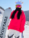 Sweat à capuche imperméable en polaire Doorek pour femme - Motif oreilles de chat