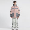 Ensemble veste et pantalon de ski unisexe Gsou Snow Venture Neon Glimmer pour femme et enfant