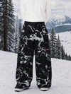 Pantalon de snowboard cargo ample et extensible pour homme, style freestyle, en tissu Techline utilitaire et résistant.