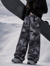 Pantalon de snowboard ample Park Rider Nightline pour femme, poches cargo et liserés réfléchissants