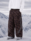Pantalon de ski ample Nightline Park pour homme avec courbes réfléchissantes