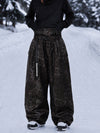 Pantalon de snowboard ample OG à coupe large et finitions rivetées, inspiré des vêtements de travail urbains pour femmes