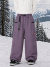 Pantalon de snowboard cargo ample et extensible pour homme, style freestyle, en tissu Techline utilitaire et résistant.