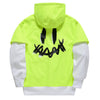 Sweat à capuche polaire pour homme avec motif smiley