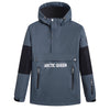 Pull polaire à col rond et poche kangourou pour femme