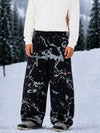 Pantalon de snowboard cargo ample et extensible pour homme, style freestyle, en tissu Techline utilitaire et résistant.