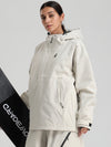 Anorak ample et résistant pour femme, style montagne, de la marque Gsou Snow.