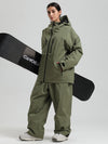 Combinaisons de ski Gsou Snow pour femmes, résistantes, isolées et coupe-vent.