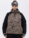 Veste de snowboard bomber camouflage Mountain Freestyle pour femme avec poche cargo