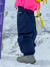 Pantalon de snowboard cargo ample en denim Rabbit Snow Prime pour femme