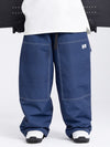 Pantalon cargo en denim Mountain Freerider pour homme, style ample, idéal pour le snowboard.