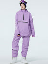 Combinaisons de ski anorak à demi-zip WinterPeak SnowGuard pour femmes