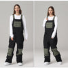 Women's Searipe Unisex Stylish Mountain DIscover Snowboard Pants Ski Bibs