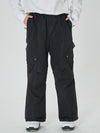 Pantalon de ski ample Mountain Chill pour femme avec 2 poches cargo stylées