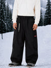 Pantalon de snowboard cargo ample et extensible pour homme, style freestyle, en tissu Techline utilitaire et résistant.