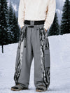 Pantalon de snowboard homme extra ample à blocs de couleurs réfléchissants Wild Motion