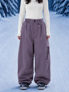 Pantalon de snowboard ample et résistant, style urbain et polyvalent pour femme