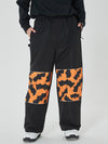 Women's Freestyle Loose Fit Cargo Ski Pants with Reflective Knee Panels