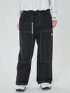 Pantalon cargo en denim Mountain Freerider pour femme, style ample, idéal pour le snowboard