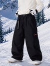 Pantalon de snowboard cargo ample et extensible pour homme, style freestyle, en tissu Techline utilitaire et résistant.
