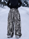 Pantalon de snowboard ample Park Rider Nightline pour femme, poches cargo et détails réfléchissants