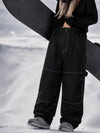 Pantalon de snowboard ample UrbanCraft pour femmes, conçu pour une mobilité accrue des genoux.