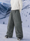 Pantalon de snowboard ample UrbanCraft pour homme, conçu pour une mobilité accrue des genoux.