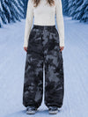 Pantalon de snowboard ample et résistant, style urbain et polyvalent pour femme