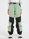 Pantalon de snowboard imperméable bicolore à panneaux Mountain Pro pour femme