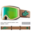 Lunettes de ski tendance FreedomShade unisexes Nandn