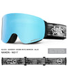 Lunettes de ski/snowboard unisexes Nandn, protection ouvrables