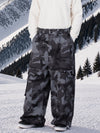 Pantalon de snowboard ample Park Rider Nightline pour homme, poches cargo et liserés réfléchissants