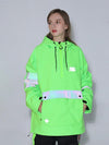 Anorak de ski Gsou Snow unisexe réfléchissant pour homme et femme, idéal pour les missions en montagne.