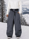 Pantalon de snowboard cargo utilitaire Techline pour homme, inspiré des vêtements de travail – Coupe ample et freestyle