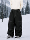 Pantalon de snowboard ample UrbanCraft pour homme, conçu pour une mobilité accrue des genoux.