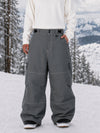 Pantalon de snowboard cargo ample à coutures épaisses pour homme, style utilitaire Wild Soul Crew
