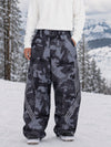 Pantalon de ski ample Nightline Park pour homme avec courbes réfléchissantes